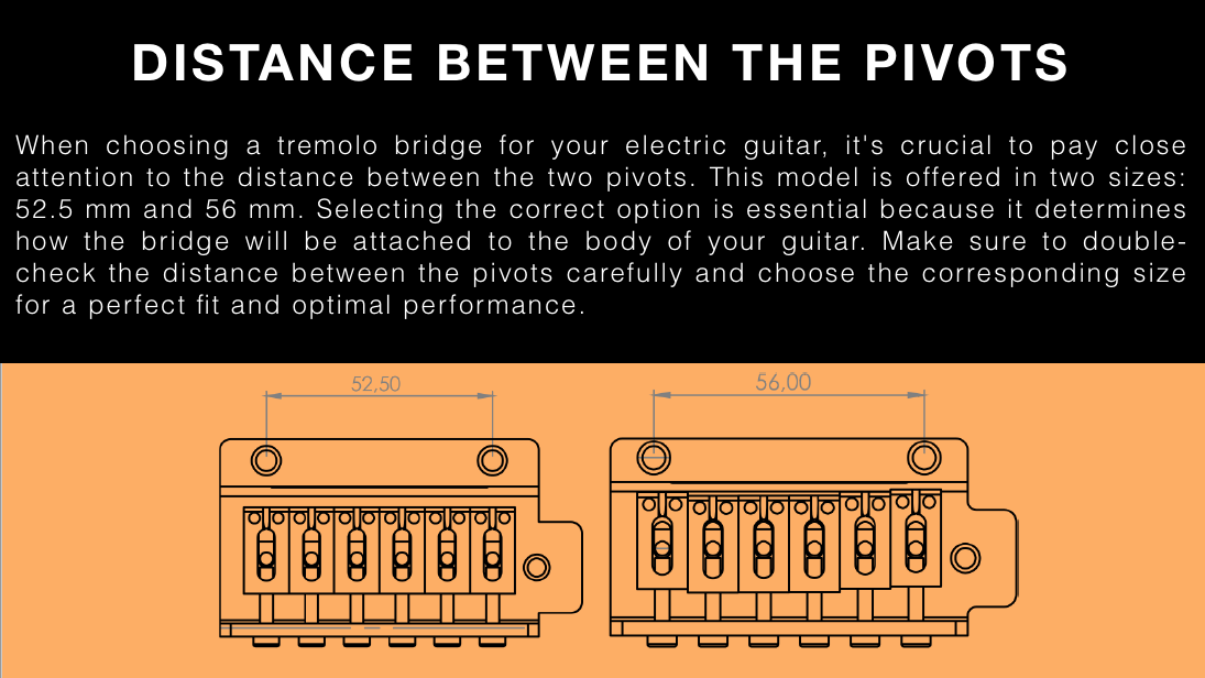 Ramme Tremolo Bridge R1-E