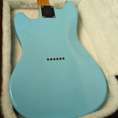 MV Guitars Musclecaster, Baby Blue & Orange