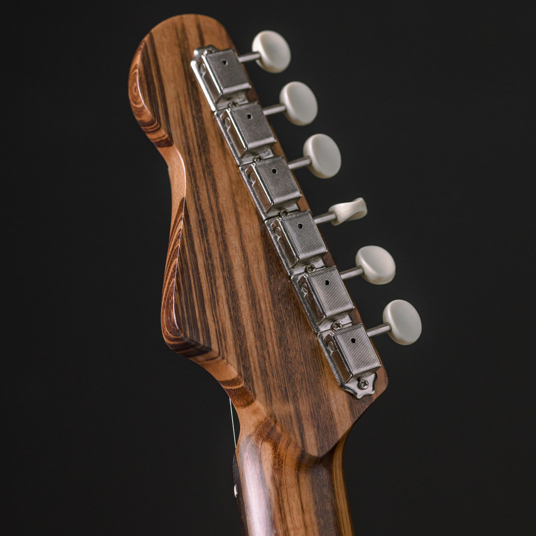 MV Guitars Musclecaster, Blue & White