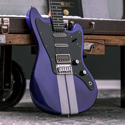 MV Guitars Musclecaster, Blue & White