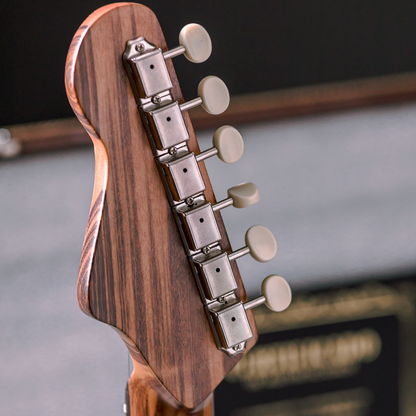 MV Guitars Musclecaster, Blue & White