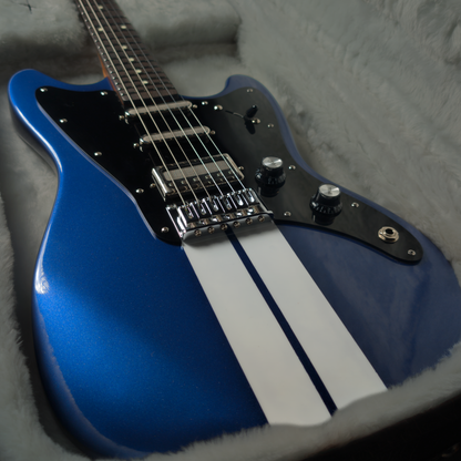 MV Guitars Musclecaster, Blue & White