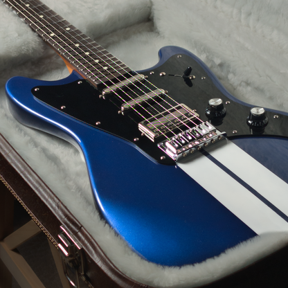 MV Guitars Musclecaster, Blue & White