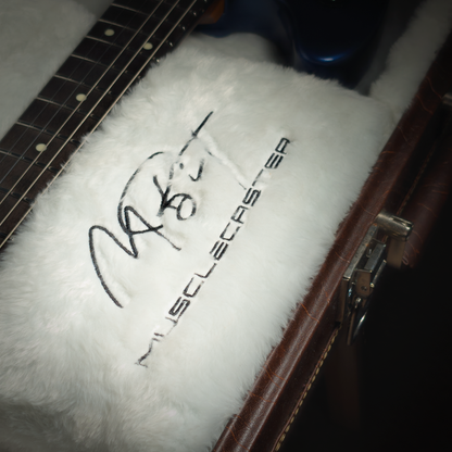 MV Guitars Musclecaster, Blue & White
