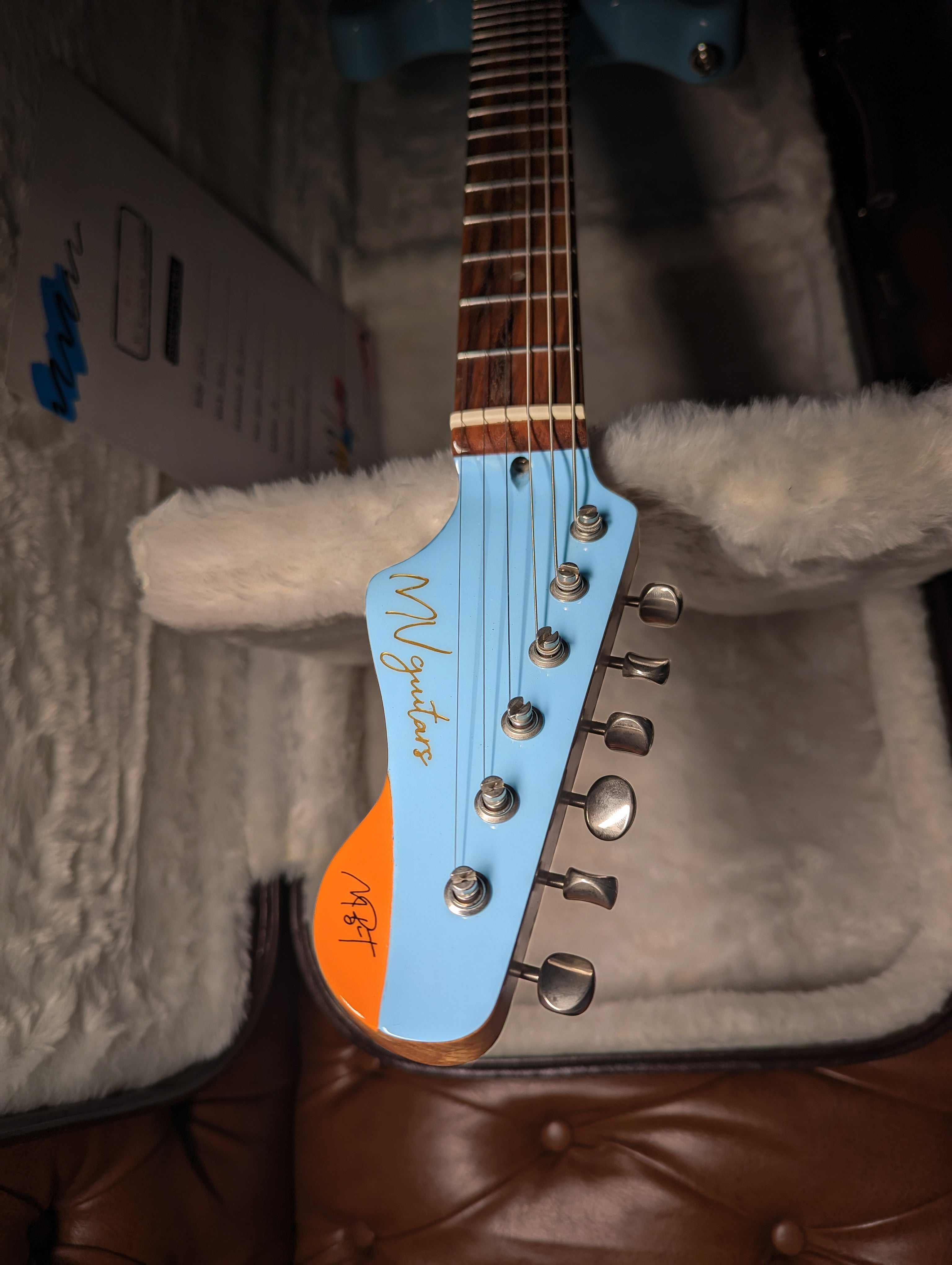 MV Guitars Musclecaster, MBit Custom, Baby Blue & – MBit Guitars