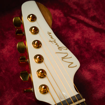 MV Guitars Musclecaster, Pearl White