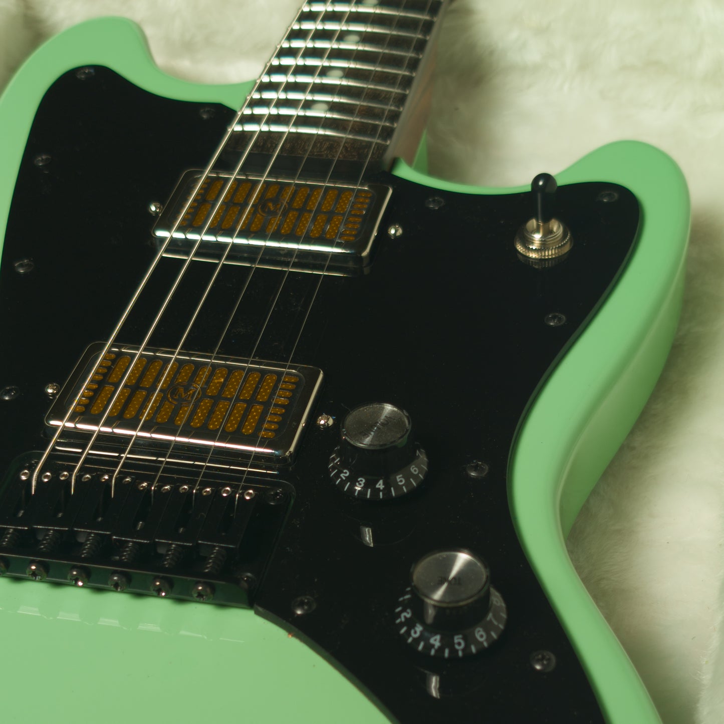 MV Guitars Musclecaster, Surf Green