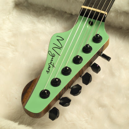 MV Guitars Musclecaster, Surf Green