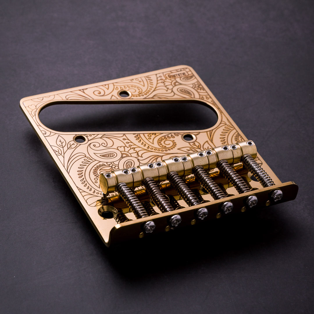 Ramme TL Paisley Kit, Vintage 6C, Gold Finish | Mbit – Mbit Guitars