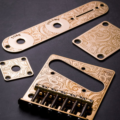 TL Kit Paisley - Ramme Vintage 6C (Stainless Steel - Gold)