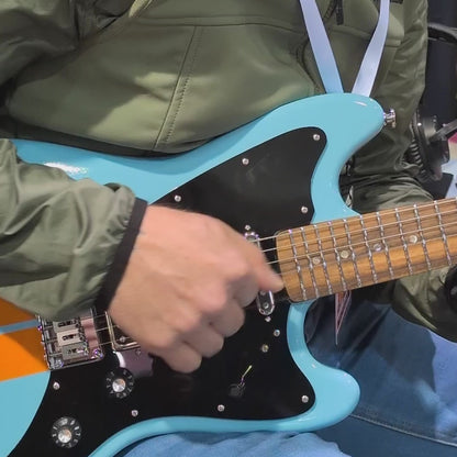 MV Guitars Musclecaster, Baby Blue & Orange