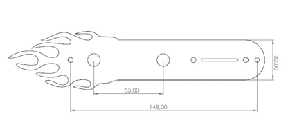 Ramme TL Flame Control Plate (Stainless Steel)