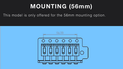 Ramme Tremolo Bridge Gallant 56mm