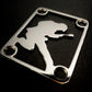 Ramme Guitarist Neck Plate (Stainless Steel)